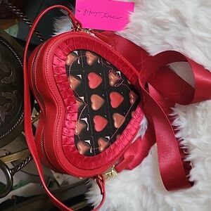 Betsey johnson heart bag